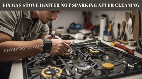 gas cooktop not sparking